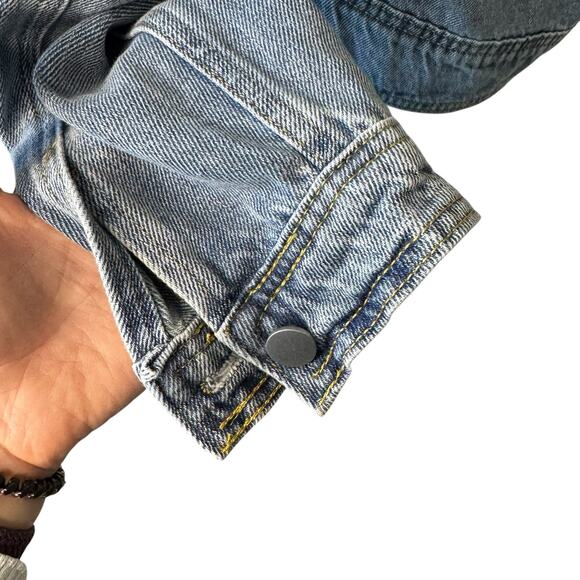 ZYIA Active Denim Snap Front Jacket Blue size XS - Picture 5 of 7